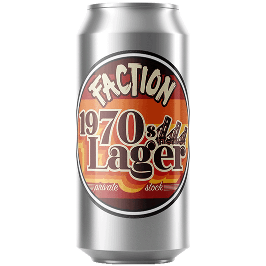 Faction Brewing 1970's Lager (473ml) / 1970年代 ラガー【5/16出荷】