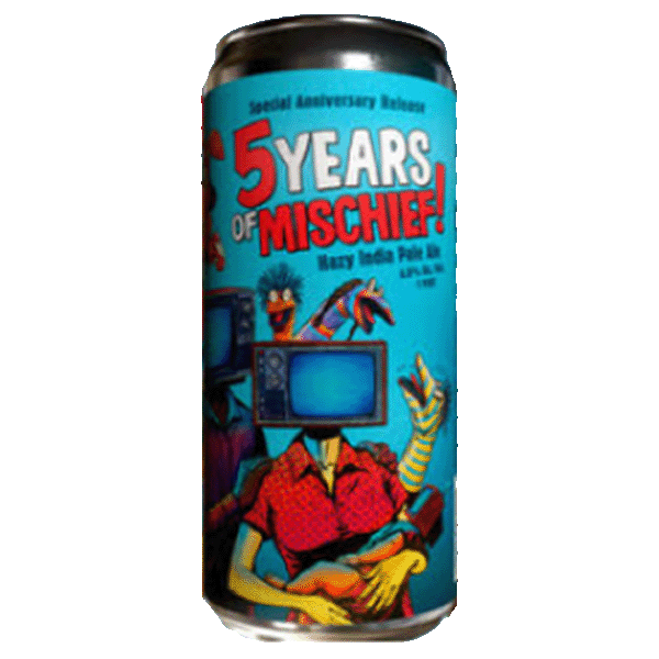 Paperback 5 Years of Mischief Hazy IPA (473ml)