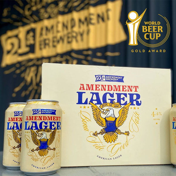 21st Amendment Brewery Amendment Lager (355ml)