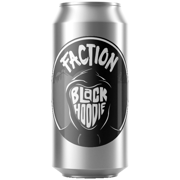 Faction Brewing Black Hoodie (473ml)
