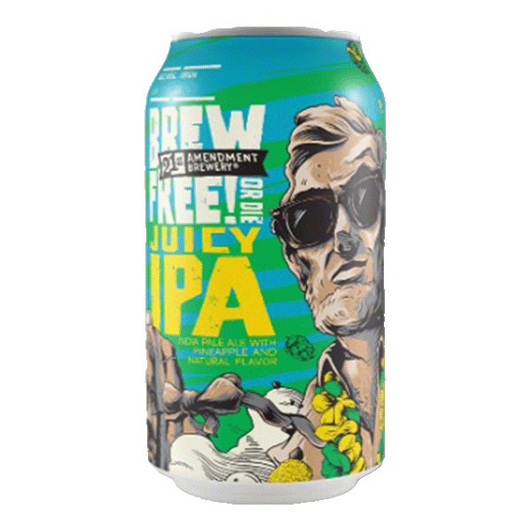 21st Amendment Brewery Brew Free! Or Die Juicy IPA Antenna America