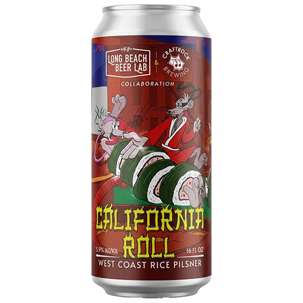 Long Beach Beer Lab California Roll WC Rice Pilsner (CRAFTROCKコラボ) (473ml) / カリフォルニアロール【8/20出荷】