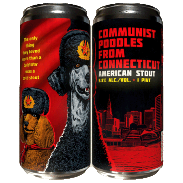 Paperback Communist Poodles From Connecticut (473ml)