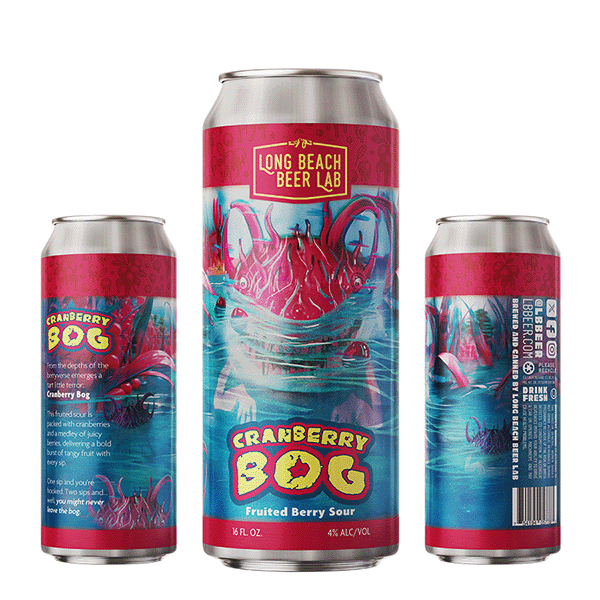 Long Beach Beer Lab Cranberry BOG Sour (473ml) / クランベリー ボグ