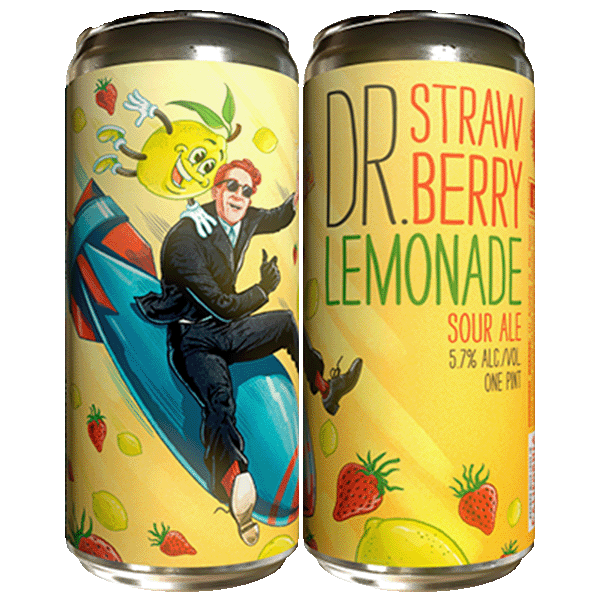 Paperback Dr. Strawberry Lemonade (473ml)