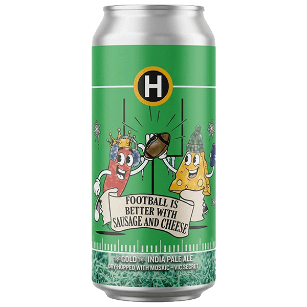 Hinterland Football Is Better With Sausage and Cheese (Hop Butcherコラボ) (473ml) / フットボール イズ ベター・・・【10/29出荷】