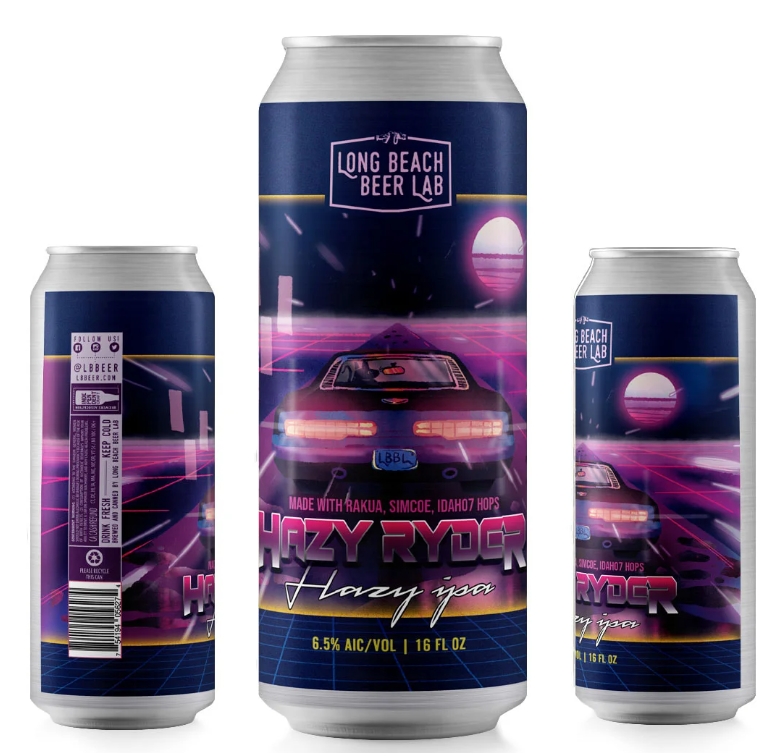 Long Beach Beer Lab Hazy Ryder (473ml)