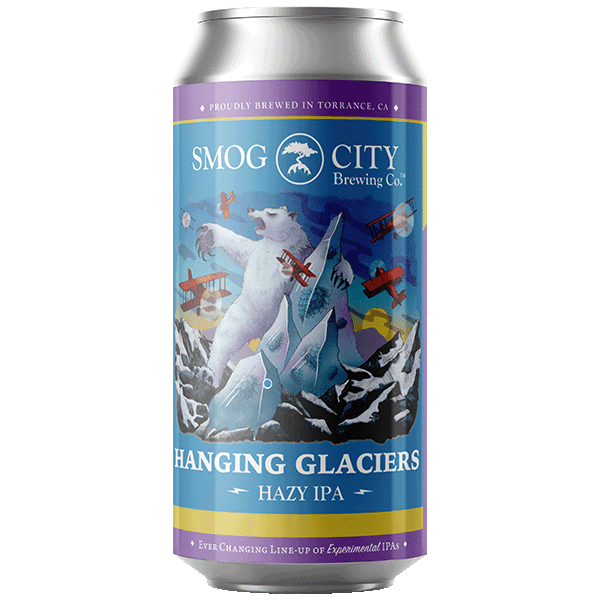 Smog City Hanging Glaciers Hazy IPA (473ml) / Hanging Glaciers