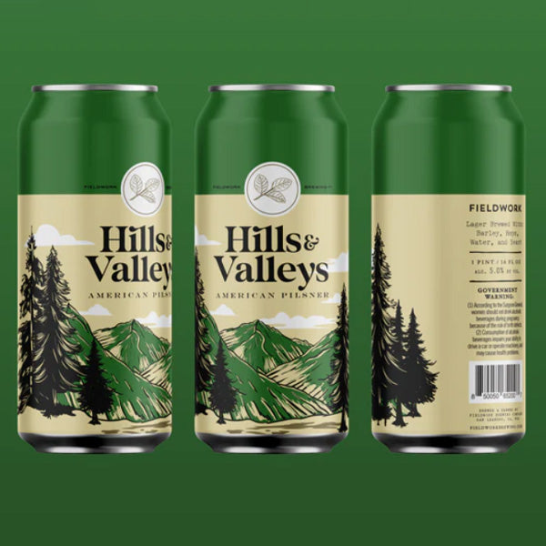 Fieldwork Hills & Valleys American Pilsner (473ml) / ヒルズ＆ヴァリーズ