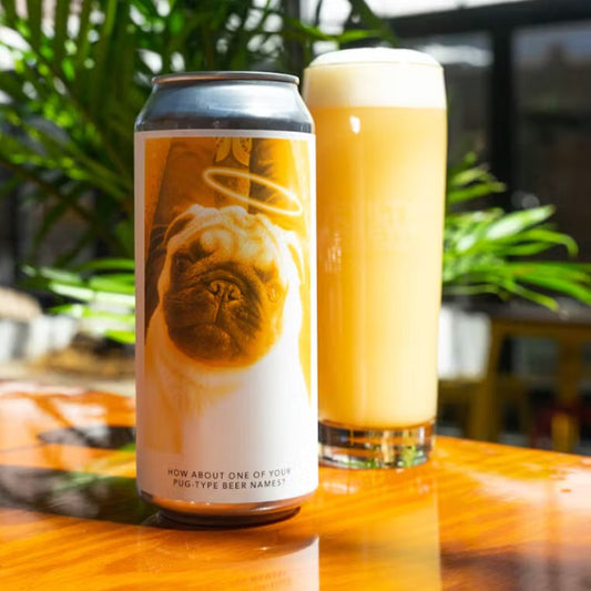 Evil Twin Brewing How about one of your Pug-type beer names? (Monkish collab) (473ml) / ハウアバウト ワンオブユア パグタイプ ビアネームス？【4/25出荷】