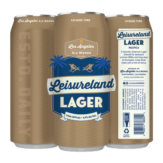Los Angeles Ale Works Leisureland Lager (473ml) / レジャーランド【5/16出荷】