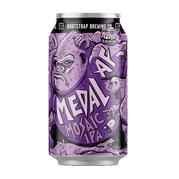 Bootstrap Brewing Company Medal AF Mosaic IPA (355ml) / メダル・エーエフ【11/20出荷】