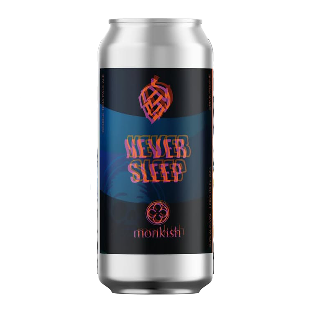 Monkish Never Sleep Hazy DIPA (473ml) / ネバー スリープ【5/16出荷】