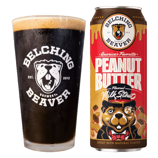Belching Beaver Peanut Butter Milk Stout (473ml) / ピーナッツ バター ミルク スタウト【5/28出荷】