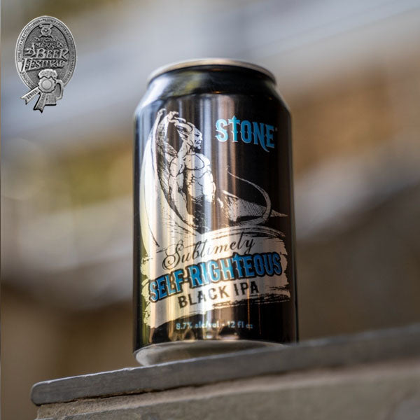 Stone Stone Sublimely Self-Righteous Black IPA (355ml)