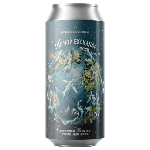 8 bit Brewing The Hop Exchange DDH NZ WCIPA (Harlandコラボ
