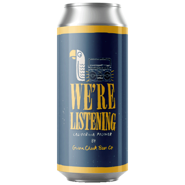 Green Cheek We’re Listening (473ml) / ウィーアー リッシニング