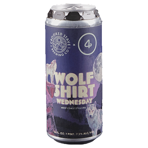 Crooked Stave Wolf Shirt Wednesday West Coast IPA (473ml)