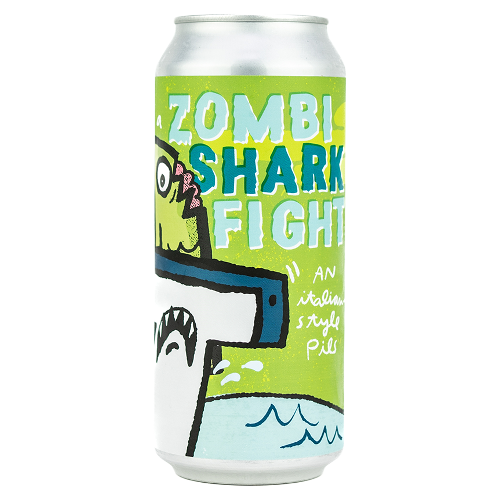 Green Cheek Zombi Shark Fight Italian-Style Pilsner (473ml) / ゾンビ シャーク ファイト