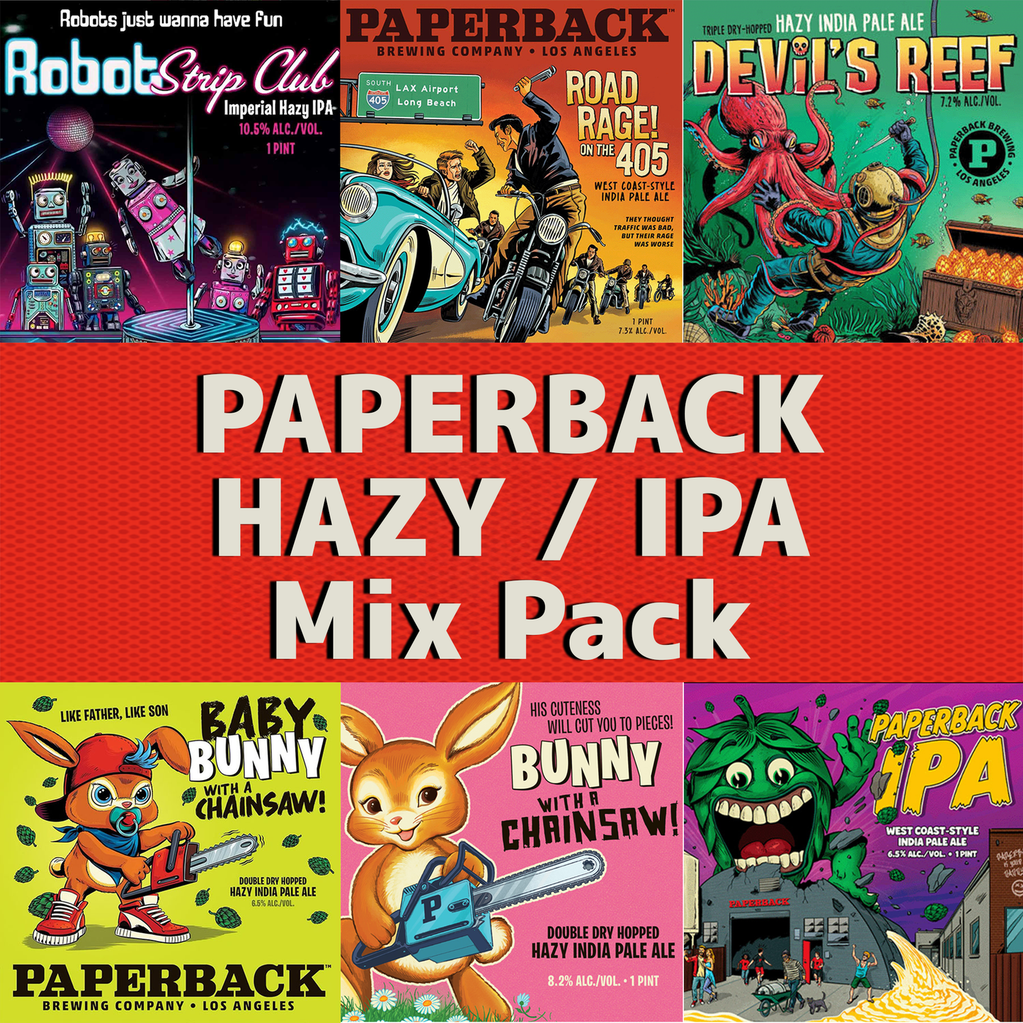 PAPERBACK Hazy / IPA Mix Pack