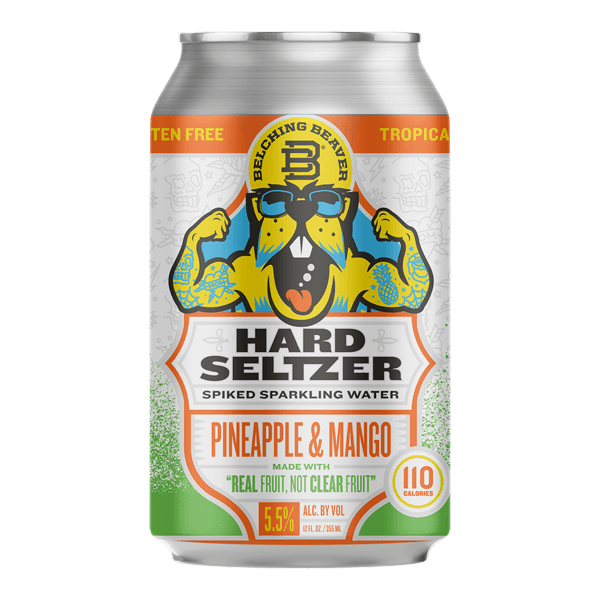 Belching Beaver Hard Seltzer Pineapple & Mango / ハードセルツァー パイナップル & マンゴー