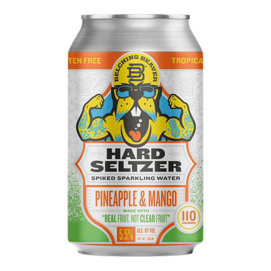 Belching Beaver Hard Seltzer Pineapple & Mango / ハードセルツァー パイナップル & マンゴー