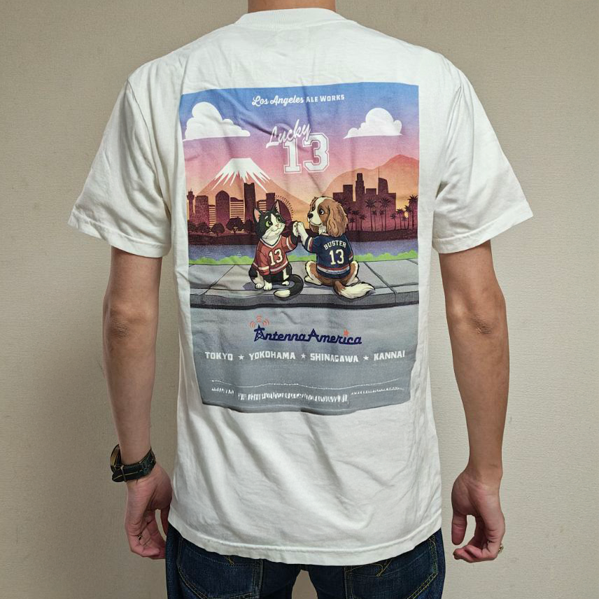 Los Angeles Ale Works - Lucky 13 T-shirts White