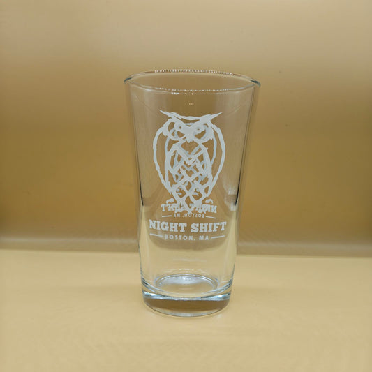 Night Shift Pint Glass