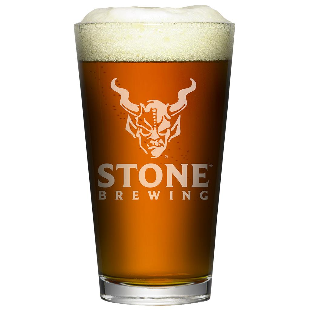 Stone - Stone Pint Glass Stone Brewing