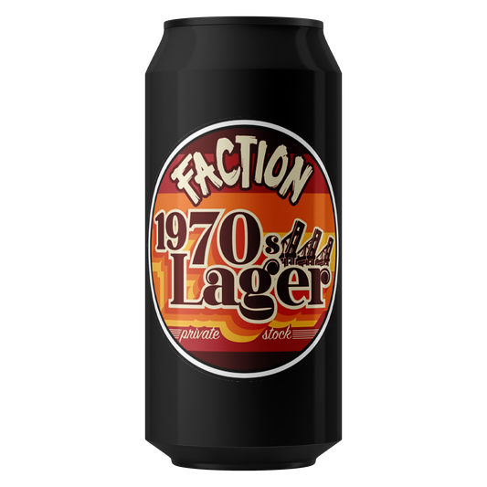 Faction Brewing 1970's Lager (473ml) / 1970年代 ラガー