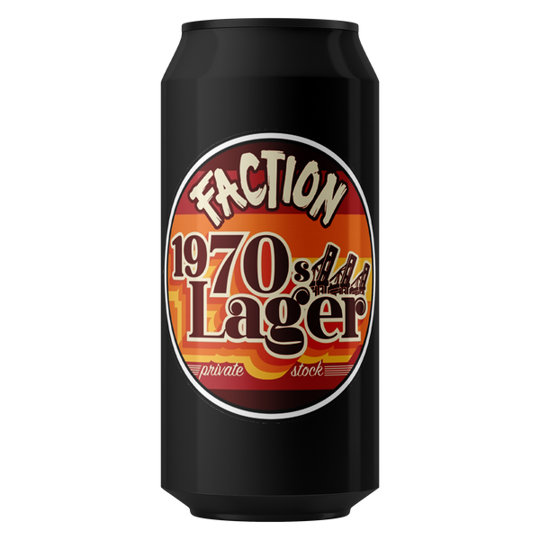 Faction Brewing 1970's Lager (473ml) / 1970年代 ラガー