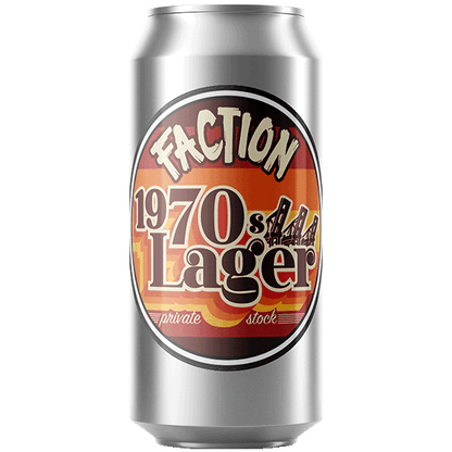 Faction Brewing 1970's Lager (473ml) / 1970年代 ラガー
