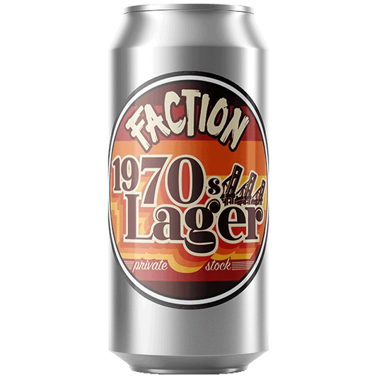 Faction Brewing 1970's Lager (473ml) / 1970年代 ラガー