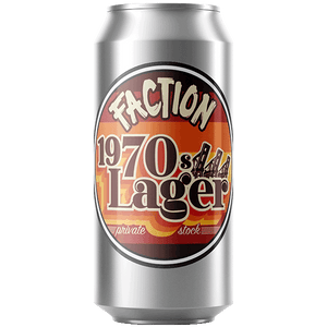 Faction Brewing 1970's Lager (473ml) / 1970年代 ラガー【3/14出荷】