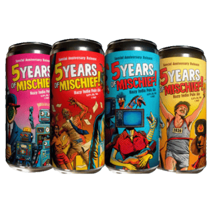 Paperback 5 Years of Mischief Hazy IPA (473ml)