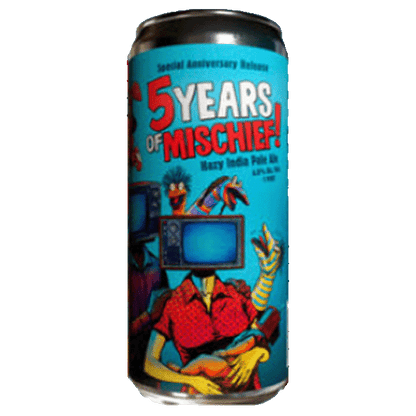 Paperback 5 Years of Mischief Hazy IPA (473ml)
