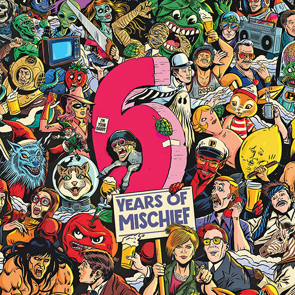Paperback 6 Years of Mischief Hazy IPA (473ml) / 6イヤーズ オブ ミスチーフ【10/1出荷】