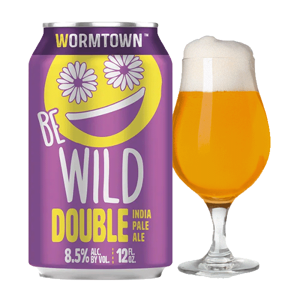 Wormtown Be Wild Double IPA (355ml) / ビー ワイルド ダブル アイピーエー【1/8出荷】