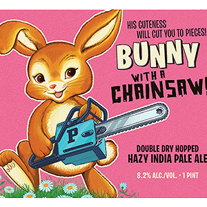 Paperback Bunny with a Chainsaw (473ml) / バニー ウィズア チェインソー
