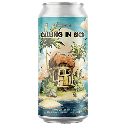 8 bit Brewing Calling In Sick DDH Hazy DIPA  (473ml) / コーリング イン シック【11/5出荷】