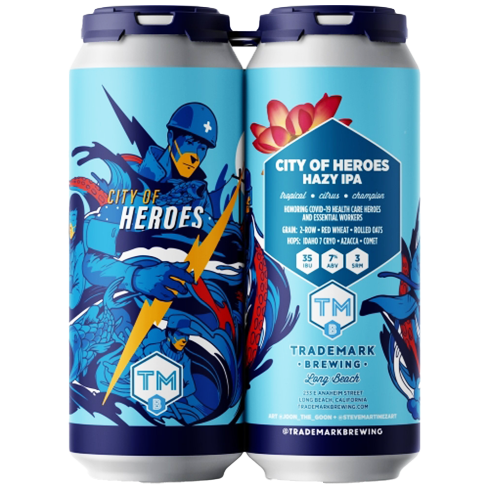 Trademark Brewing City of Heroes Hazy IPA (473ml) / シティ オブ ヒーローズ
