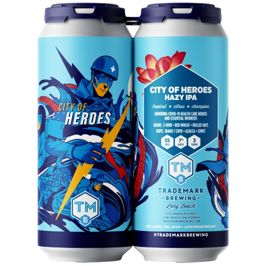 Trademark Brewing City of Heroes Hazy IPA (473ml) / シティ オブ ヒーローズ