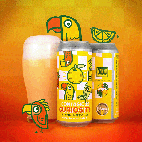 Green Cheek Contagious Curiosity (横浜ベイコラボ) (473ml) / コンテージャス キュリオシティ【1/29出荷】