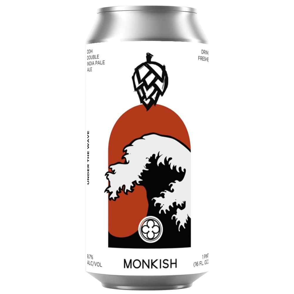 Monkish DDH Under the Wave Hazy DIPA (473ml) / アンダーザ ウェイブ【5/16出荷】