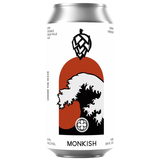 Monkish DDH Under the Wave Hazy DIPA (473ml) / アンダーザ ウェイブ【5/16出荷】