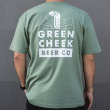 Green Cheek Green Logo Tee