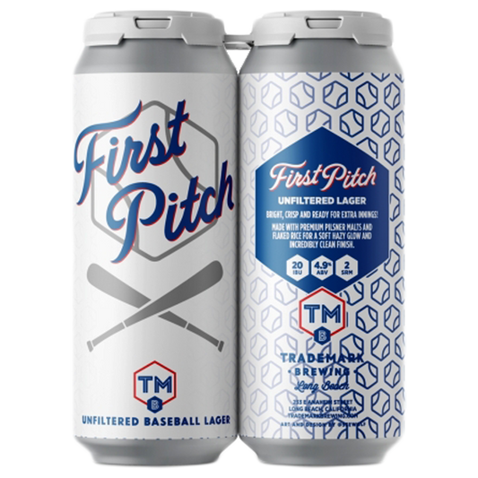 Trademark Brewing First Pitch Unfiltered Lager (473ml) / ファースト ピッチ