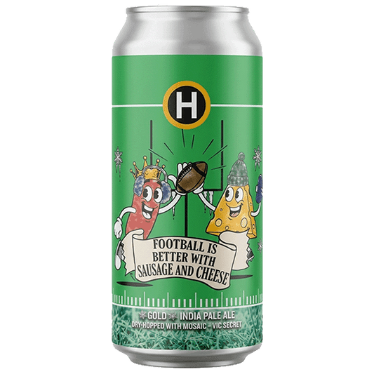 Hinterland Football Is Better With Sausage and Cheese (Hop Butcherコラボ) (473ml) / フットボール イズ ベター・・・【10/29出荷】