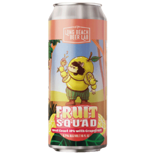Long Beach Beer Lab Fruit Squad Grapefruit IPA (473ml) / フルーツ スクワッド【4/2出荷】