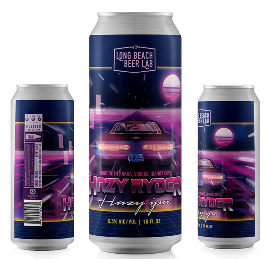 Long Beach Beer Lab Hazy Ryder (473ml) / ヘイジー ライダー【2/5出荷】